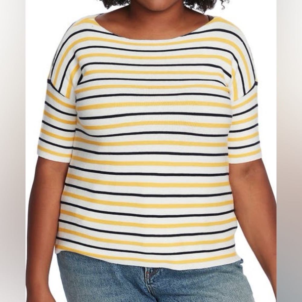 Court & Rowe Jersey Stripe Sweater